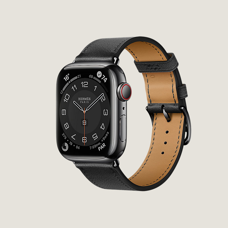 無料発送 Apple Watch HERMES series8 41mm ブラック agapeeurope.org